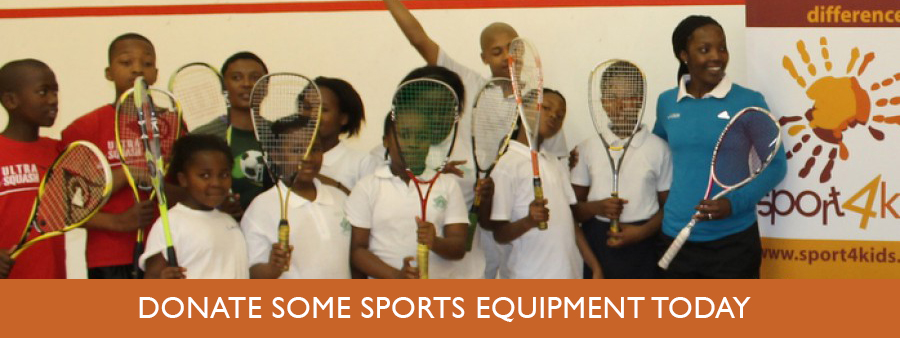 Donate some sports equipment today